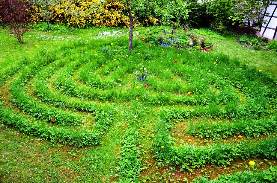 Labyrinth-Sinnbild-Lebensweg